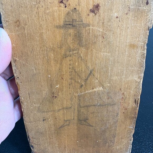 vintage Syroco style acorn bookends pair – 86 Vintage Antique Pyrography Lewis & Clark Hinged Wooden Bookends Primitive
